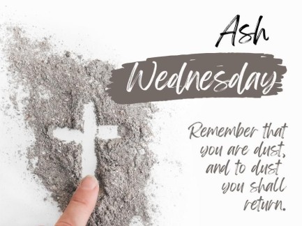 Mens, denk eraan dat je van stof bent  [Aswoensdag]